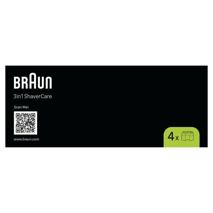 Braun BRA1710895498711 Cartucho de limpieza Recambios CCR4 Clean & Renew Para estación SmartCare - Paquete de 4 3