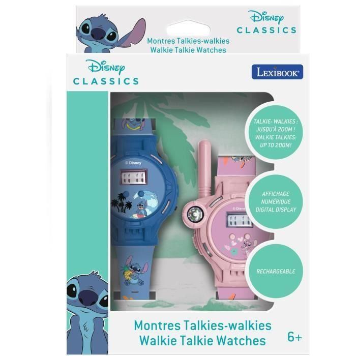 Reloj Walkie Talkie Disney Stitch Dmwtw1D Lexibook 2