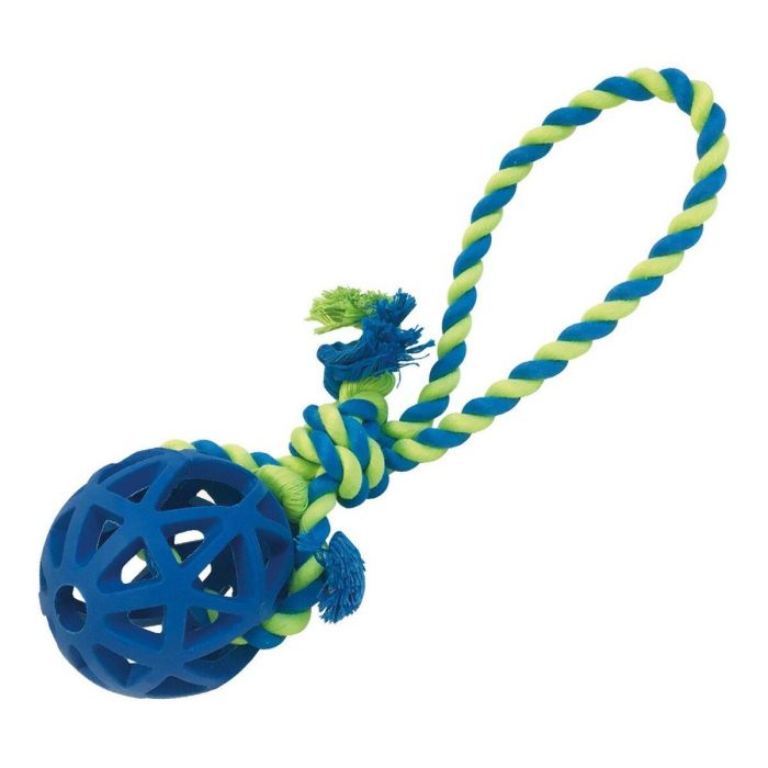 Gloria Bola Rejilla Goma Resistente para Perros con Cuerda - Juguete de Lanzamiento y Premios 9 cm Diámetro x 30 cm Cuerda Colores Surtidos Gloria Bola Rejilla Goma Resistente para Perros con Cuerda - Juguete de Lanzamiento y Premios 9 cm Diámetro x 30 cm Cuerda Colores Surtidos