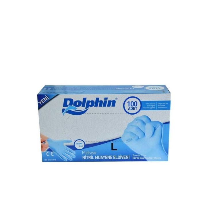 Guantes Nitrilo 100 Unidades Talla L Dolphin Varios