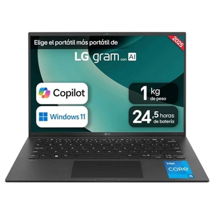 LG 14Z90RU-G.AA55B Portátil Gram, Intel Core i5-1334U, 16GB RAM, 512GB SSD, 14" IPS WUXGA, Windows 11, 999g 1