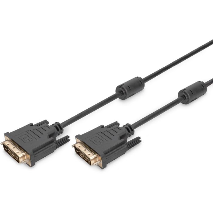 DIGITUS DVI-Anschlusskabel 24+1. 1m. schwarz FullHD 0 DIGITUS DVI-Anschlusskabel 24+1. 1m. schwarz FullHD 0