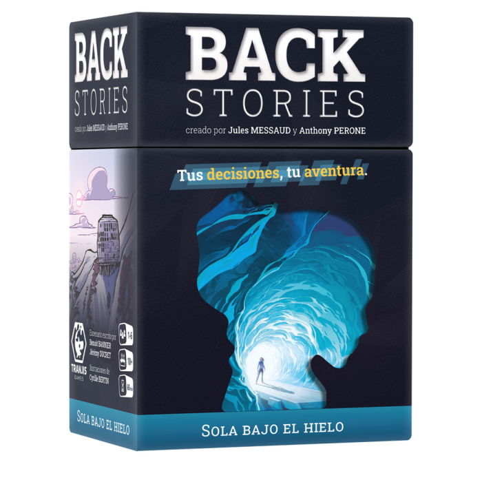 Tranjis Games Back Stories: Sola bajo el Hielo - Juego de Mesa Cooperativo 1-6 jugadores, 60 min, +10 años
