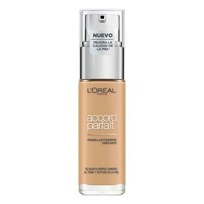 Base de Maquillaje Fluida Accord Parfait L'Oreal Make Up (30 ml) (30 ml) 24 Base de Maquillaje Fluida Accord Parfait L'Oreal Make Up (30 ml) (30 ml) 24