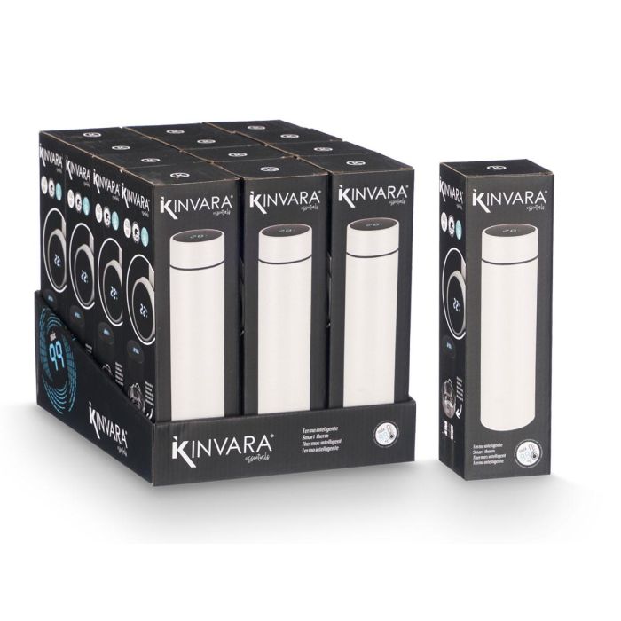 Termo Termometro Digital 450Ml Surtidos Col Neutro Kinvara 6X22CM (12 Unidades) 2 Termo Termometro Digital 450Ml Surtidos Col Neutro Kinvara 6X22CM (12 Unidades) 2