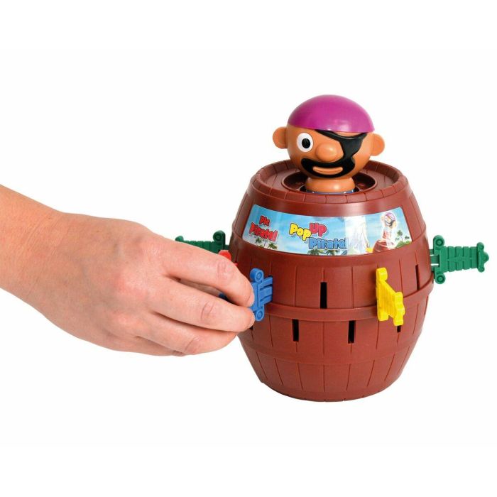 Bizak Tricky Salta Pirata - Clásico Juego de Habilidad Pop-up con 1 Pirata, 1 Barril, 24 Espadas, para Niños +3 Años 2 Bizak Tricky Salta Pirata - Clásico Juego de Habilidad Pop-up con 1 Pirata, 1 Barril, 24 Espadas, para Niños +3 Años 2