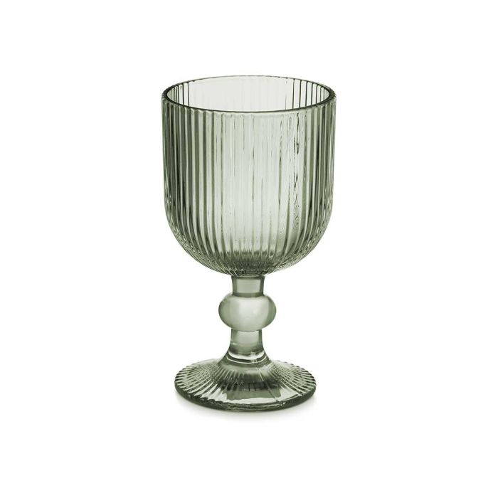 Copa Verde Musgo Rayas 260ml Vivalto - Vidrio, 7.9x14.4x7.9 cm (24 Unidades) 1 Copa Verde Musgo Rayas 260ml Vivalto - Vidrio, 7.9x14.4x7.9 cm (24 Unidades) 1