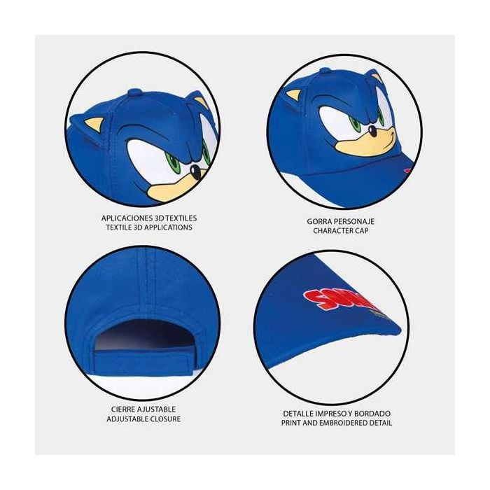 Gorra premium aplicaciones sonic t53c:53 cm 3