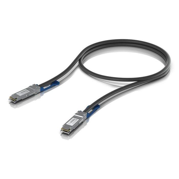 Ubiquiti Cable de Conexión Directa 100G QSFP28 a QSFP28, 0.5m, negro, pack de 10