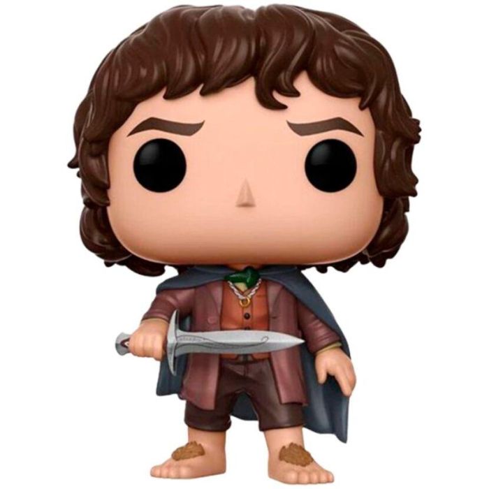 Funko POP! Figura Frodo Baggings - El Señor de los Anillos, 10cm Vinilo, Producto Oficial Licenciado, Caja Ilustrada Coleccionable 1