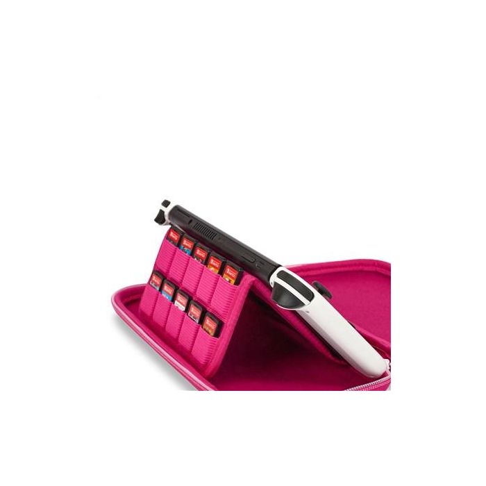 Power A NSCS0086-01 Estuche Protector Compacto para Nintendo Switch, Switch OLED, Switch Lite - Tie Dye Charizard, Portátil con Soporte de Juego y Almacenamiento para 10 Tarjetas 2