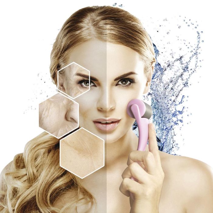 Cosmetic Club Masajeador Facial con Esponja Limpiadora para Revitalizar y Limpiar la Piel 3 Cosmetic Club Masajeador Facial con Esponja Limpiadora para Revitalizar y Limpiar la Piel 3