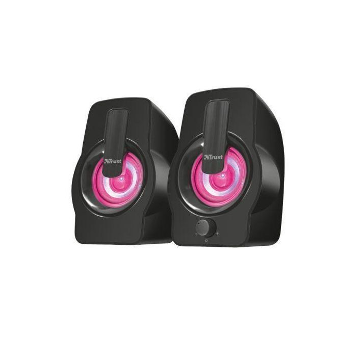 Trust Altavoces Gemi RGB 22948 / 12W / 2.0 Compactos con Iluminación LED RGB para PC y Portátil 1
