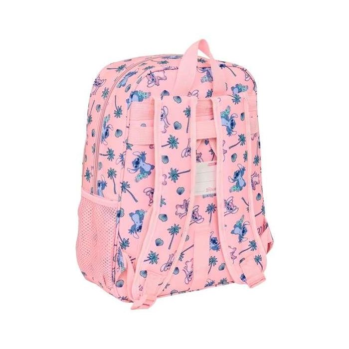 Safta Mochila Infantil Stitch Beach con Bolsillos Adaptable a Carro 340x260x110 mm 1