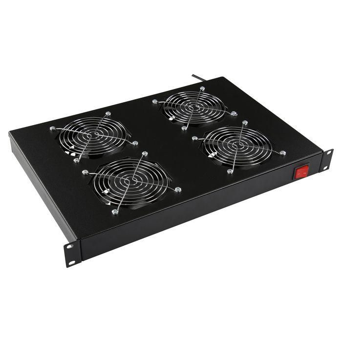 Lanview by Logon 4 FANS, ANALOG THERMOSTAT RACK MOUNT FAN MODULE 1U Lanview by Logon 4 FANS, ANALOG THERMOSTAT RACK MOUNT FAN MODULE 1U