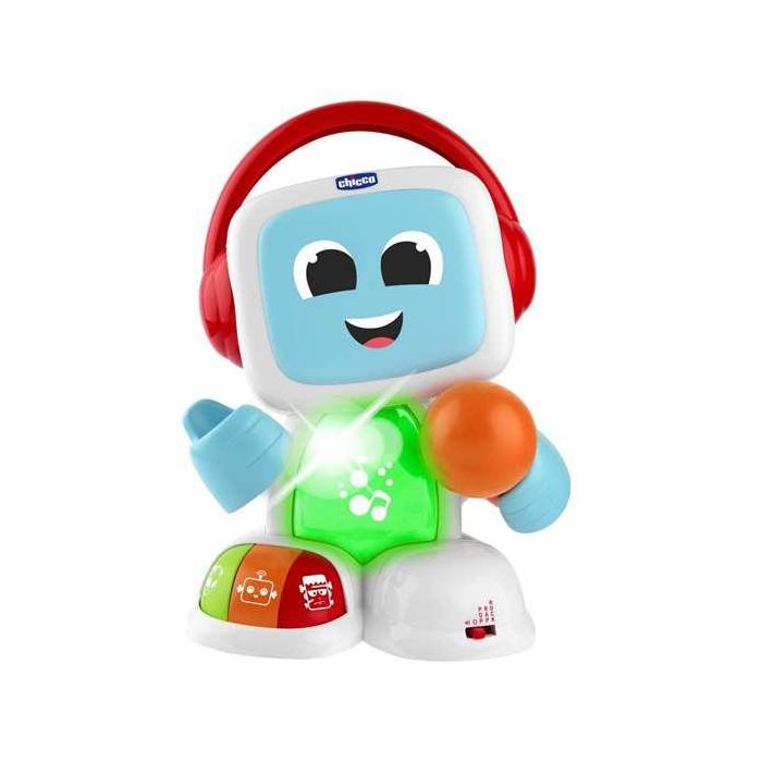 Robot musical interactivo ¡con 3 efectos de voz distorsionantes! 17x11x25 cm Robot musical interactivo ¡con 3 efectos de voz distorsionantes! 17x11x25 cm