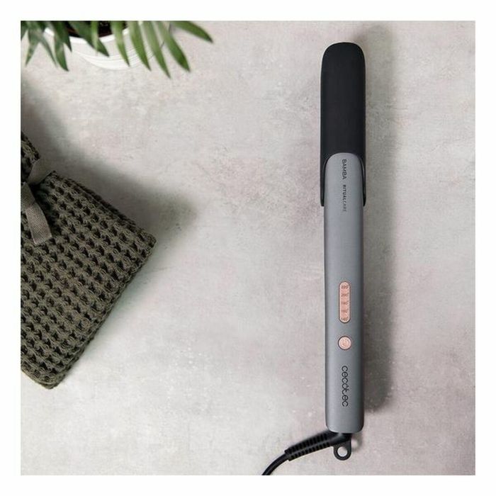 Cecotec RitualCare 890 Titanium Plancha de pelo con Placas de Titanio Flotantes 3D, Multistyle Alisado y Rizos, Temp. 140-220°C Gris 3 Cecotec RitualCare 890 Titanium Plancha de pelo con Placas de Titanio Flotantes 3D, Multistyle Alisado y Rizos, Temp. 140-220°C Gris 3