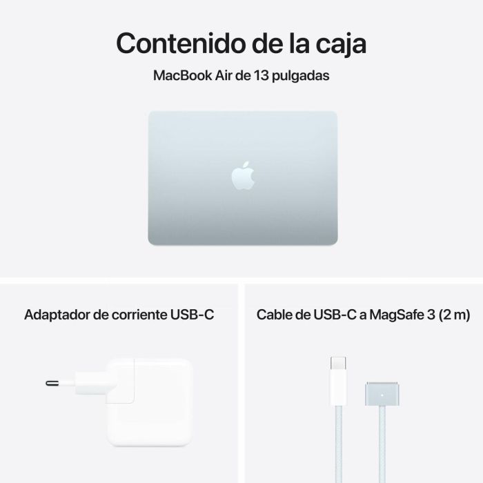 Apple Macbook Air 13" - 16GB RAM, 512GB SSD, Color Celeste 1 Apple Macbook Air 13" - 16GB RAM, 512GB SSD, Color Celeste 1