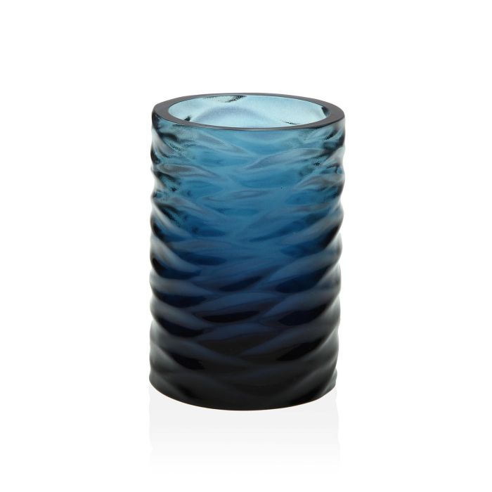 Portacepillos Gio Azul Oscuro Versa 7X11CM (2 Unidades) Portacepillos Gio Azul Oscuro Versa 7X11CM (2 Unidades)