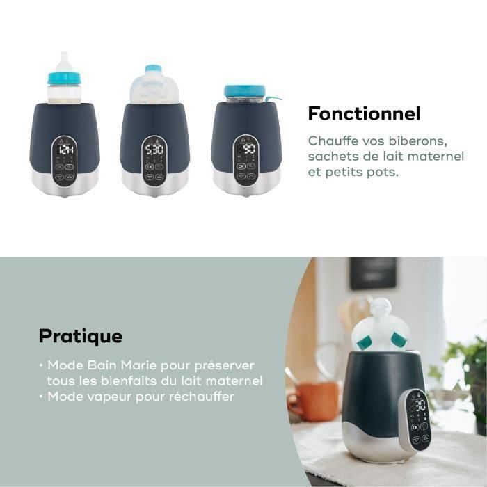 BABYMOOV Calienta biberones nómada NutriSmart para el hogar / coche - Programable 3 BABYMOOV Calienta biberones nómada NutriSmart para el hogar / coche - Programable 3