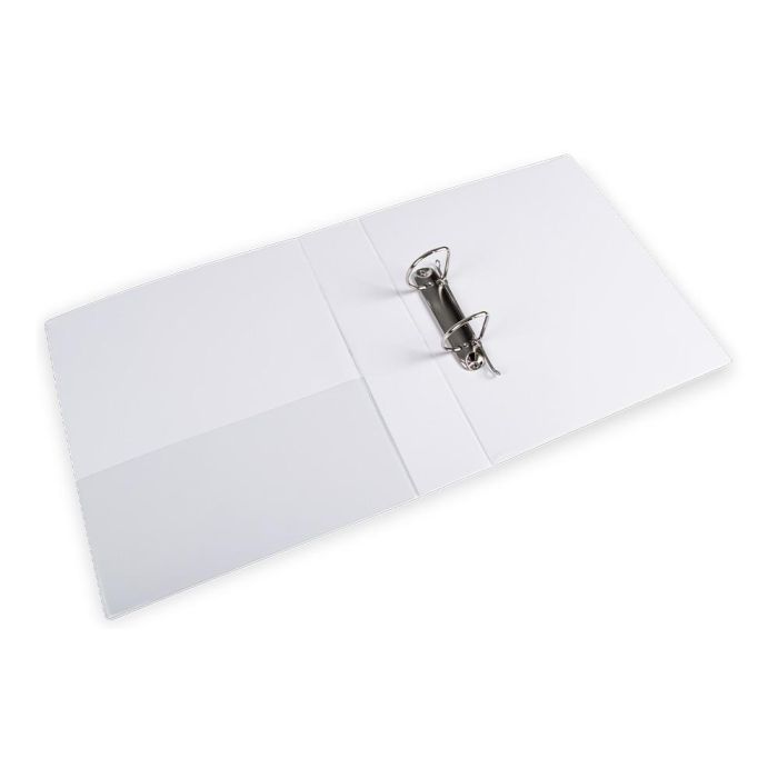 Carpeta Canguro 2 Anillas Mixtas 55 mm Liderpapel A4 Plastico Blanca 4