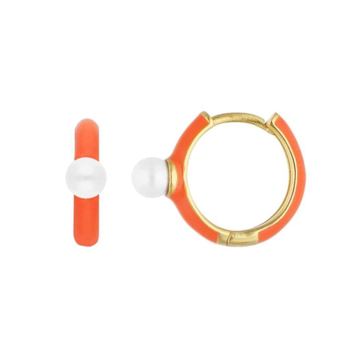 Pendientes Mujer Majorica 17348.01.1.E00.000.1 Naranja