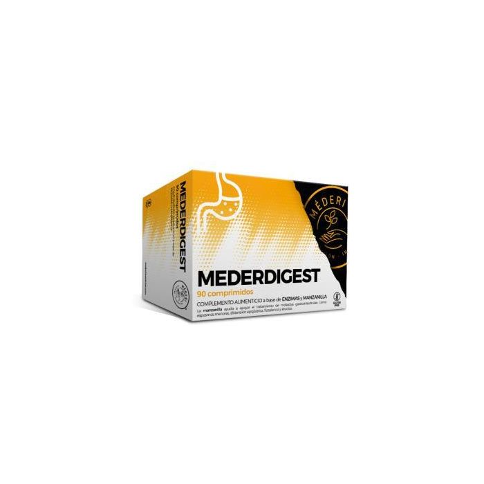 Mederi Nutrición Integrativa Mederdigest 90 Comprimidos. Enzimas digestivas y manzanilla para molestias gastrointestinales