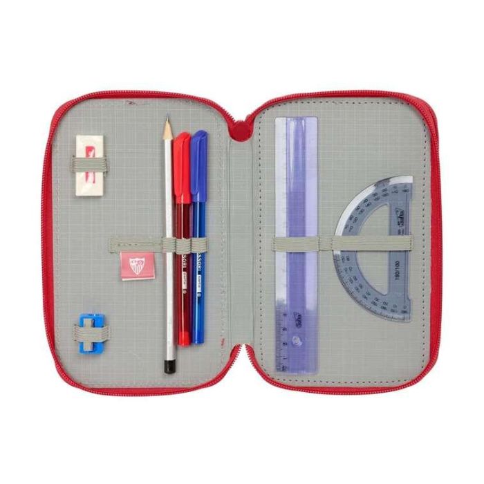 Safta Plumier Triple Sevilla FC 37 Pcs Resistente Al Agua 12,5x19,5x5,5 cm 2