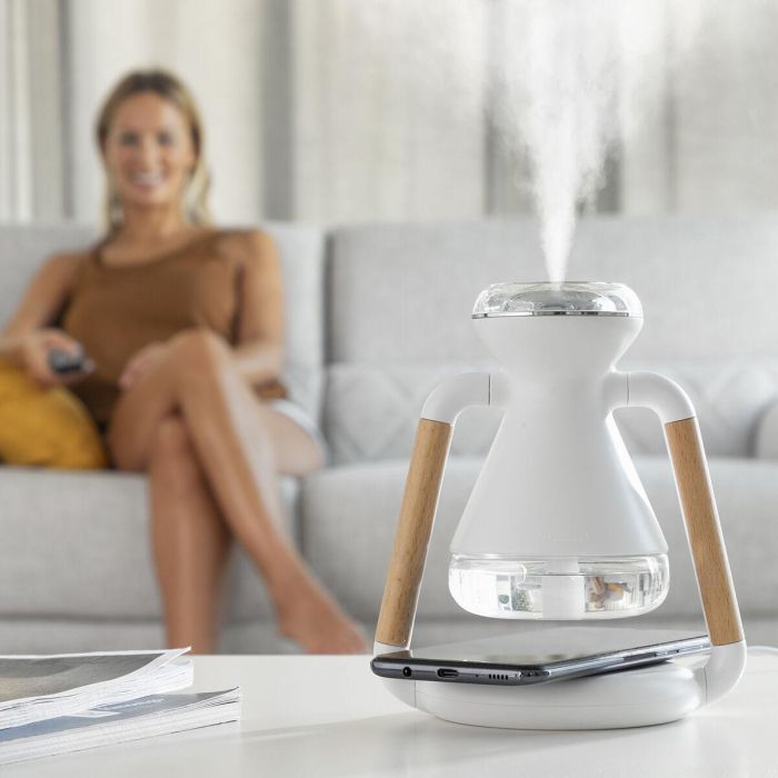 Humidificador Difusor de Aromas y Cargador Inalámbrico 3 en 1 Misvolt InnovaGoods 8 Humidificador Difusor de Aromas y Cargador Inalámbrico 3 en 1 Misvolt InnovaGoods 8