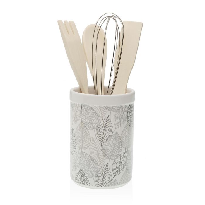 Bote para Utensilios de Cocina Versa Gardee Cerámica 10 x 15 x 10 cm Bote para Utensilios de Cocina Versa Gardee Cerámica 10 x 15 x 10 cm