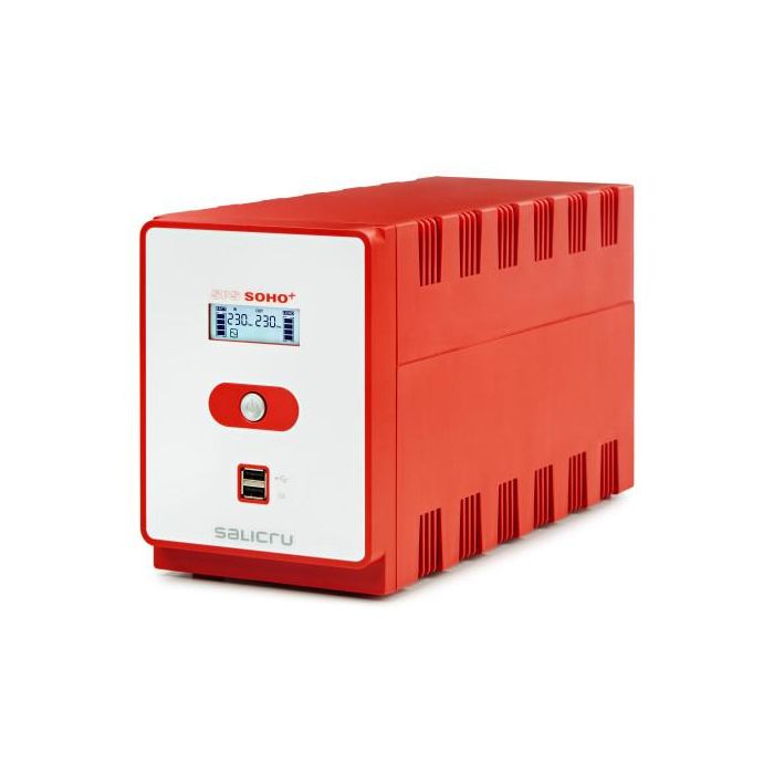 Salicru 647CA000012 UPS SAI Línea Interactiva SPS SOHO+ Torre 2,2 kVA 1200 W, 5 Salidas AC, AVR, USB y LCD Salicru 647CA000012 UPS SAI Línea Interactiva SPS SOHO+ Torre 2,2 kVA 1200 W, 5 Salidas AC, AVR, USB y LCD