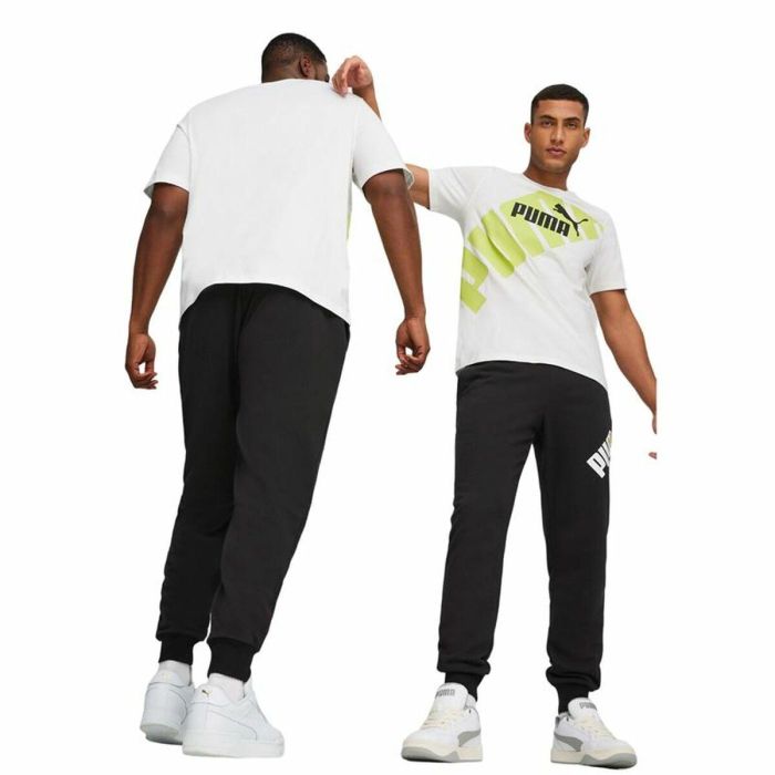 Camiseta de Manga Corta Hombre Puma POWER Graphic Amarillo Camiseta de Manga Corta Hombre Puma POWER Graphic Amarillo