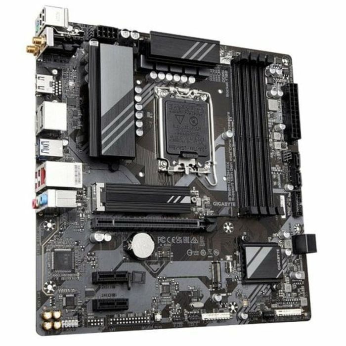 Gigabyte B760M DS3H AX Placa Base mATX LGA 1700 DDR5 Wi-Fi 6E 2.5GbE para Intel Core 14ª Gen 1 Gigabyte B760M DS3H AX Placa Base mATX LGA 1700 DDR5 Wi-Fi 6E 2.5GbE para Intel Core 14ª Gen 1