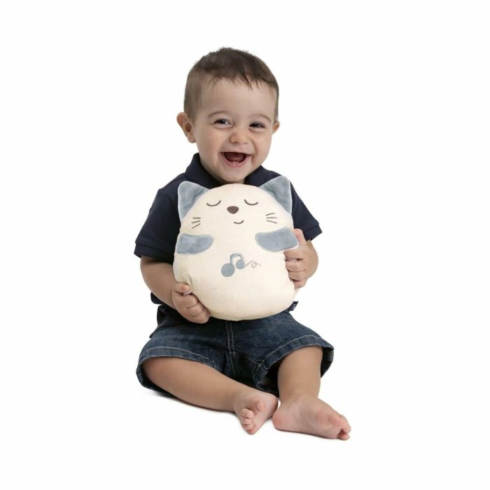 Peluche con Sonido Chicco Gato Blanco 2 Peluche con Sonido Chicco Gato Blanco 2