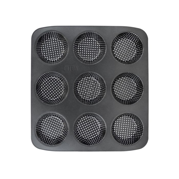 Molde para 9 Tartaletas Perforado 32x30 cm Quttin (8 Unidades) 6 Molde para 9 Tartaletas Perforado 32x30 cm Quttin (8 Unidades) 6