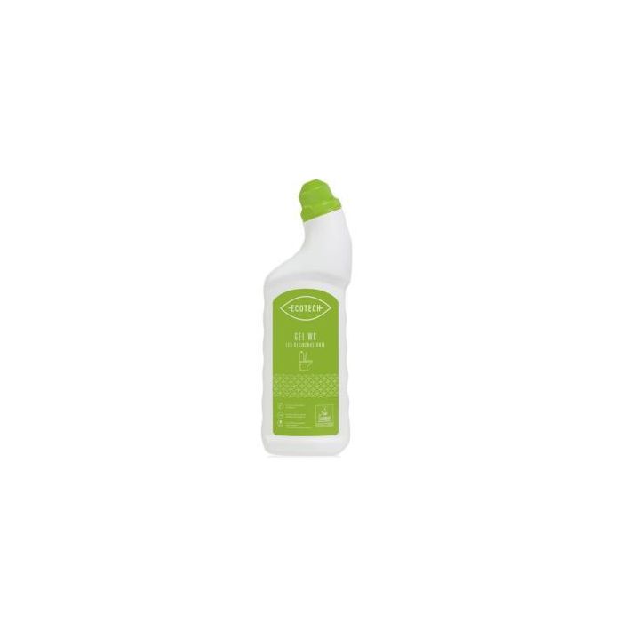 ECOTECH Gel WC Desincrustante 750ml, con Ácidos Vegetales, Elimina Cal, Pino Mediterráneo, Ecológico y Biodegradable