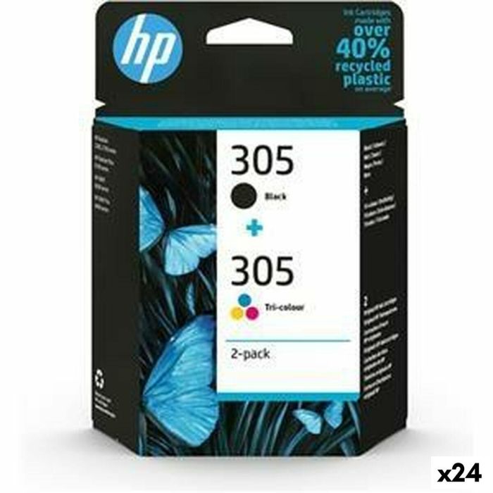 Cartucho de Tinta Original HP 305 Amarillo (24 Unidades) 0 Cartucho de Tinta Original HP 305 Amarillo (24 Unidades) 0