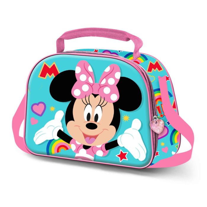 Bolsa Portamerienda 3D Greet Disney Minnie Mouse Turquesa