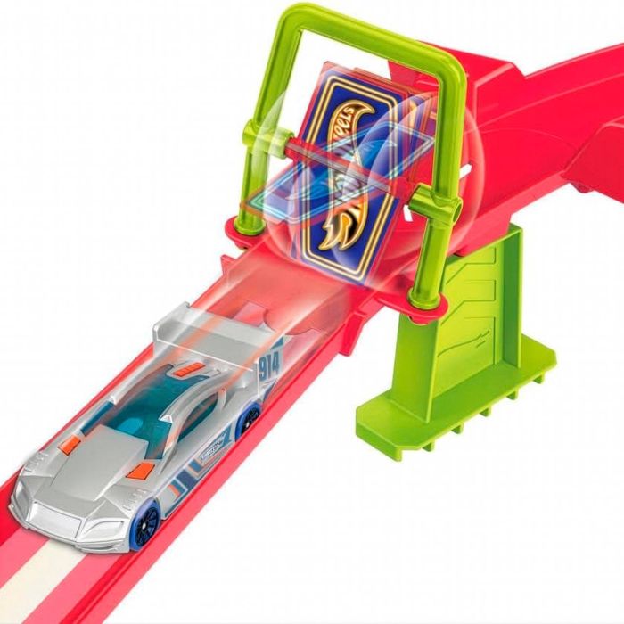 Mattel Hot Wheels Pista Neon Speeders A Toda Velocidad HPC07 Conjunto de Pista Infantil 3