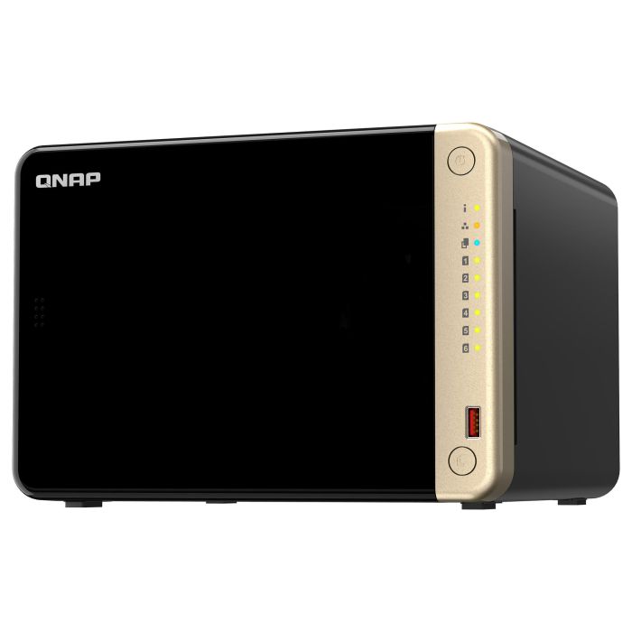 QNAP TS-664-8G Intel Celeron N5095 NAS Torre 6-Bay 8GB DDR4 2.5/3.5/M.2 RAID