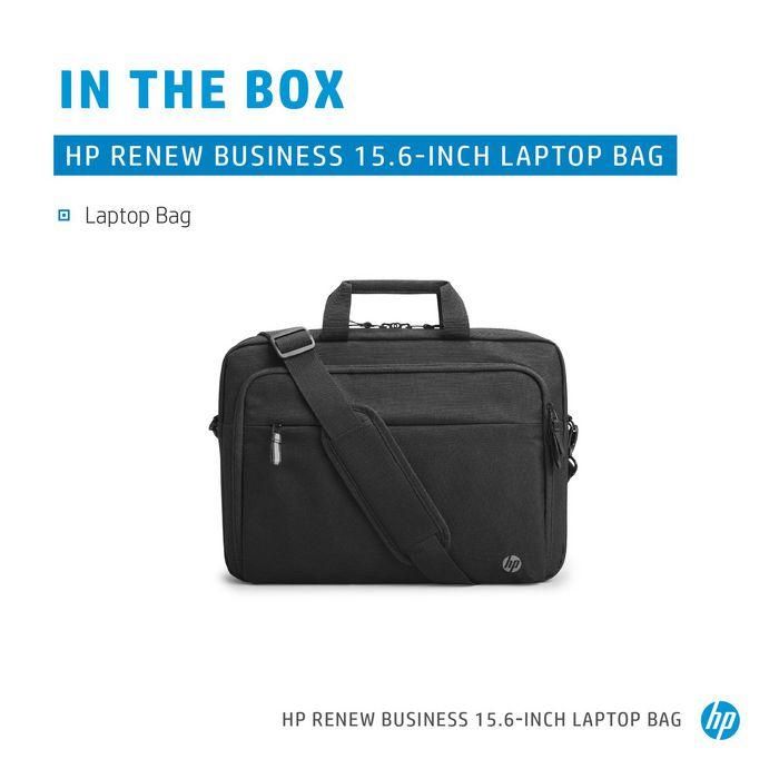HP Renew Business Bolso para Portátil 15.6 pulgadas, Protección para Laptop, Fabricado con Materiales Reciclados, Duradero y Cómodo 2 HP Renew Business Bolso para Portátil 15.6 pulgadas, Protección para Laptop, Fabricado con Materiales Reciclados, Duradero y Cómodo 2