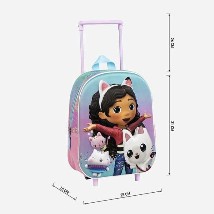 Mochila infantil trolley 3D gabby´s dollhouse 25.0 x 31.0 x 10.0 cm 1 Mochila infantil trolley 3D gabby´s dollhouse 25.0 x 31.0 x 10.0 cm 1