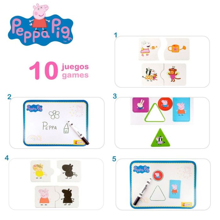 Mesa Multijuegos Peppa Pig (6 Unidades) 4