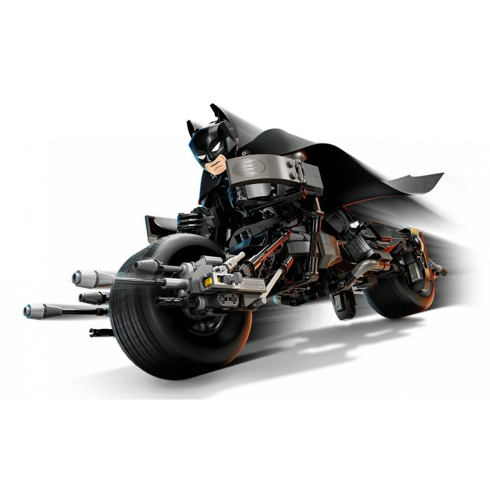 LEGO 76273 DC Batman: Minifigura de Batman y motocicleta Bat-Pod para construir 4 LEGO 76273 DC Batman: Minifigura de Batman y motocicleta Bat-Pod para construir 4
