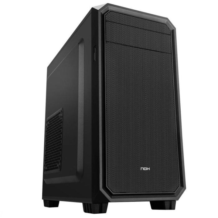 Nox Coolbay MX2 Caja PC Mini Torre Micro-ATX con 1x USB 3.0, Ventilador 120mm y Bahías para HDD/SSD 2.5/3.5"