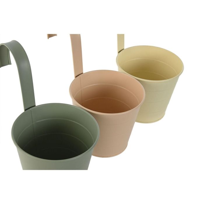 Macetero Shabby DKD Home Decor Amarillo Verde 14 x 23 x 14 cm (3 Unidades) 2 Macetero Shabby DKD Home Decor Amarillo Verde 14 x 23 x 14 cm (3 Unidades) 2
