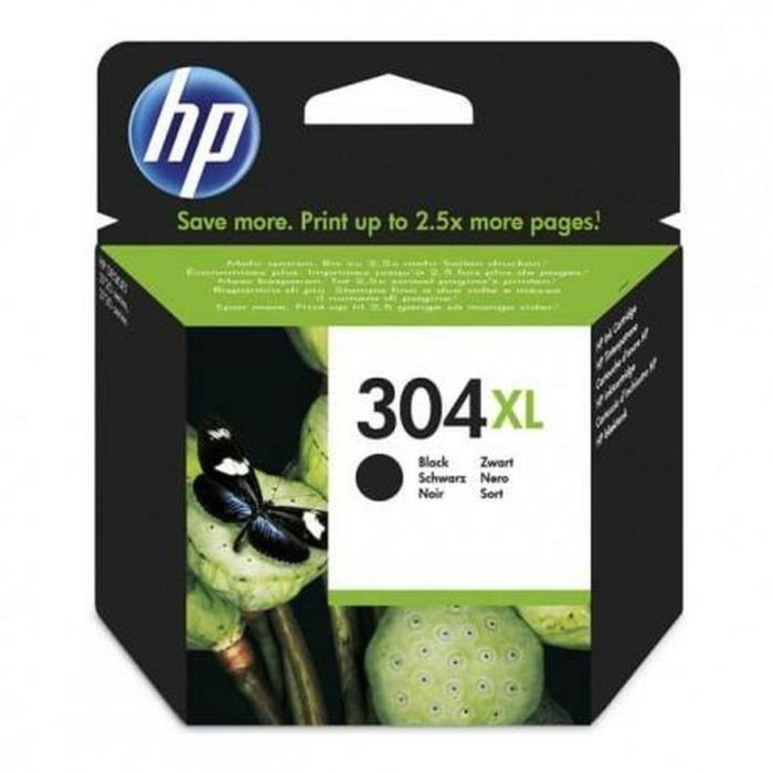 Cartucho de Tinta Original HP Nº304XL Negro (60 unidades) 1 Cartucho de Tinta Original HP Nº304XL Negro (60 unidades) 1