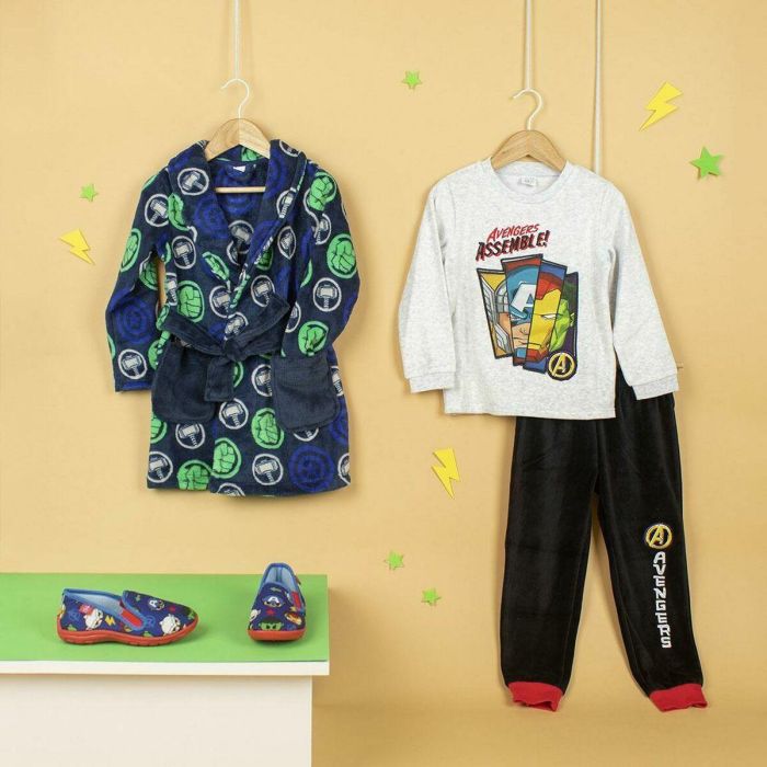 Pijama Infantil The Avengers Gris 8