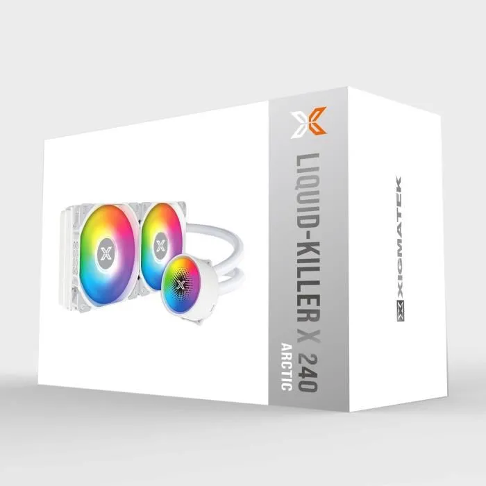 Xigmatek XIG4713436747963 Refrigeración de agua Líquido Killer x 240 Ártico Blanco 2x120 mm 3