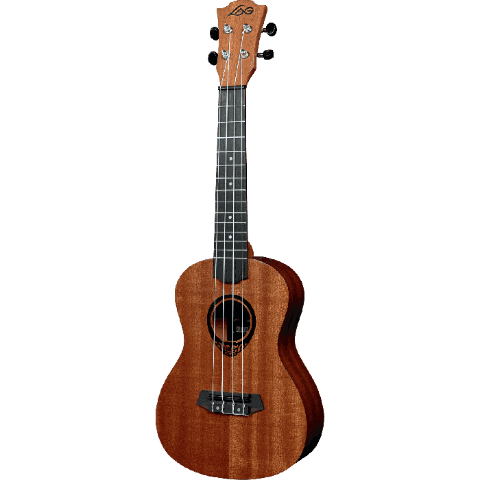 LAG Ukelele Tiki Uku Concert Sapele Palo de Rosa Indonesio Funda Incluida 1